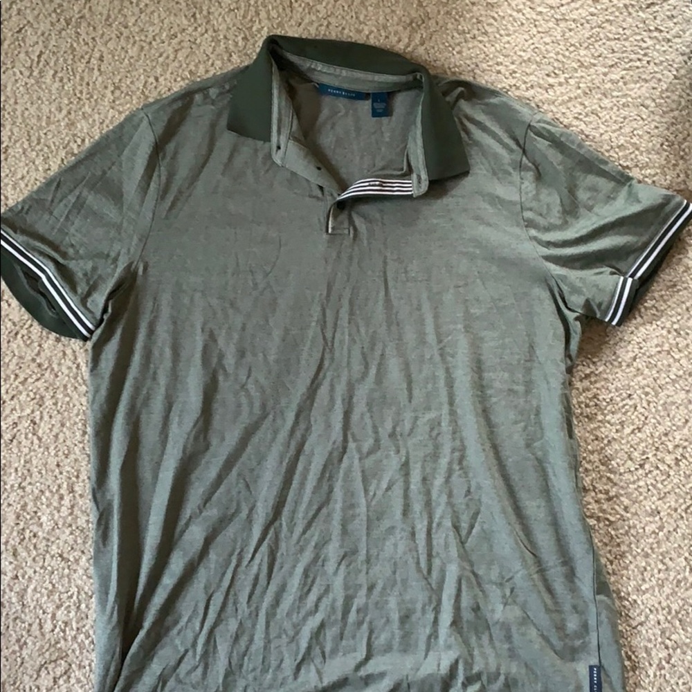 Perry Ellis green polo large